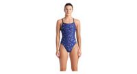 traje de bano arena escape dos challenge azul para mujer