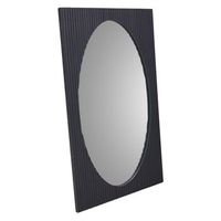 espejo de madera gris oscuro 50x25x80