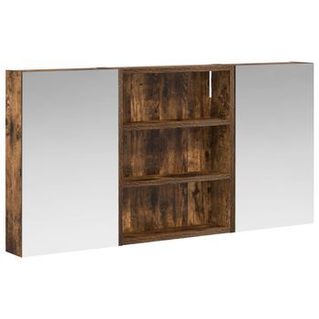 Juego De Muebles De Baño Con Estante 3 Pcs 100 X 10,5 X 50 Cm Vidaxl