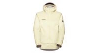 chaqueta impermeable con capucha mammut ducan guide hs beige para hombre