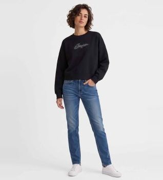 BOSS para mujer. 50571478 Sudadera Ever negro (L), Casual, Algodón