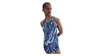 Camiseta de tirantes nike aeroswift azul hombre