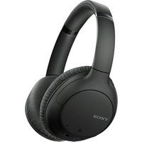 sonywh-ch710n wireless bluetooth noise-cancelling headphones - black black