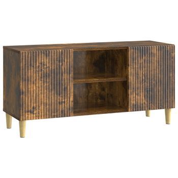 Mueble De Tv 102 X 34,5 X 50 Cm Roble Ahumado Vidaxl