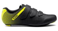zapatillas northwave core 2 negro   amarillo fluo
