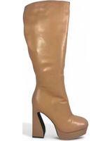 de timbos bota tacon mujer apricot 126999 beige