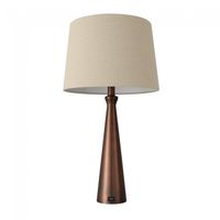 lampara de mesa con usb pearl