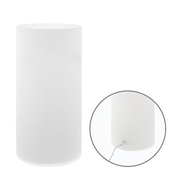 Sobremesa herner 1xe14 al.35xd.18cm cristal opaco