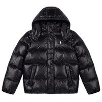polo ralph lauren abrigo de plumas woven-puffer-jacket para nina