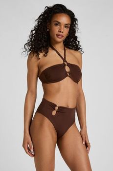 Hunkemöller Braguita de Bikini Highleg Madrid Marrón