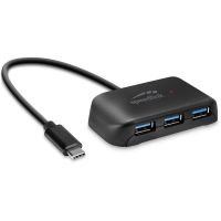 hub speed link 4 puertos 5 gbps snappy evo usb 32 tipo c y tipo a con led