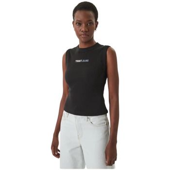 Tommy Jeans Camiseta tirantes CAMISETA SLIM LOGO MUJER para mujer