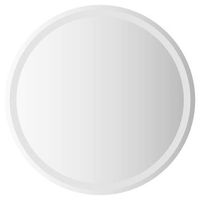 espejo de bano led redondo 70 cm vidaxl