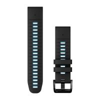 correa garmin quickfit para relojes inteligentes 22 mm silicona negroazul