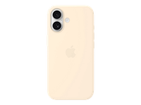 apple funda de silicona con magsafe para el iphone 17 compatible correa crossbody vainilla