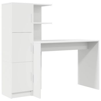 Escritorio 133.5 X 50 X 124 Cm 2 Uds. Vidaxl