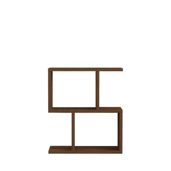 Mesa auxiliar de madera - madera oscura