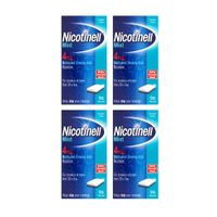 nicotinell nicotine gum 4mg mint 384 pieces 96 pieces  x4 pack