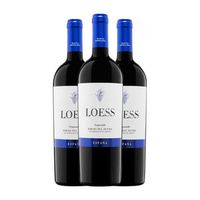 loess vino tinto tinto ribera 75 cl 14 vol pack de 3 unidades