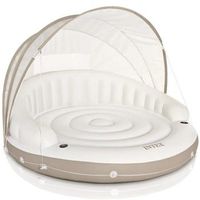 canopy island tumbona flotante 199x150 cm intex