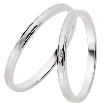 Alianzas oro blanco 2mm