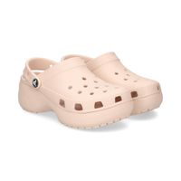 crocs zuecos mujer - rosa talla 7