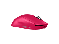 raton gaming - logitech g pro x superlight 2 lightspeed inalambrico-usb 320000ppp pc-mac botones personalizables sensor hero magenta