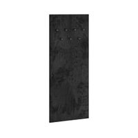 perchero de pared con 7 ganchos madera fachada de mdf negro