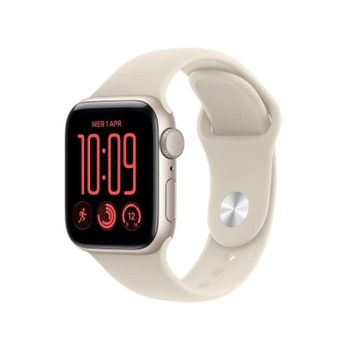 Apple Watch SE 3 GPS 40mm Caja de Aluminio Blanco Estrella con Correa Deportiva Arena S/M