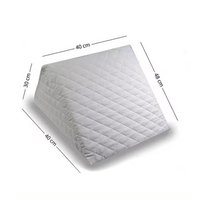almohada con forma de cuna sujecion de espalda y piernas cojin de lectura 40x30x48cm