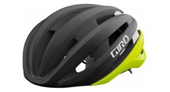 Casco de carretera giro synthe mips ii negro   amarillo 2021