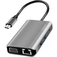 logilink ua0410 hub estacion de acoplamiento usb 32 gen 1 - 7 puertos