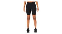 pantalon corto de cintura alta para mujer asics road 8in negro