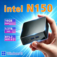 nueva mini pc gamer portatil intel n150intel i3-6100 windows 11 pro mini computadora con 16gb de ram 1tb2tb ssd wifi6 bt52 tipo-c pc de escritorio para juegos