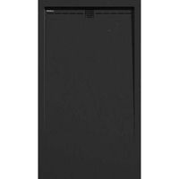 plato de ducha pizarra arco negro 90x130 cm rejilla color