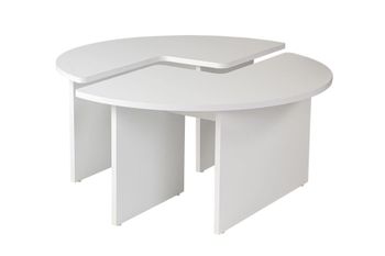 Mesa de centro  blanco 90 x 90 x 41 cm