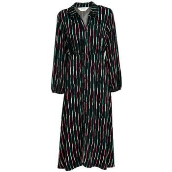 Compania Fantastica Vestido largo 34c12080_abito_stripes_nero para mujer