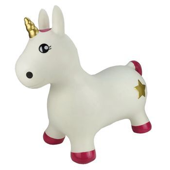 Animal Hinchable Unicorn Blanco My Skippy Buddy