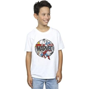 Marvel Tops y Camisetas Character Circle para niño