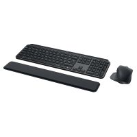 teclado mecanico logitech mx keys combo qwerty es retroiluminado con raton inalambrico