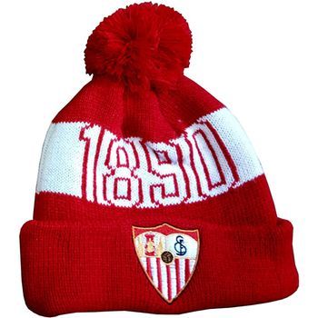 Gorro Con Pompón Sevilla Fc Rojo Niño