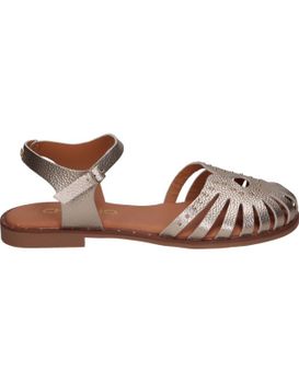 Sandalias Para Mujer Plana Chk10 Musaka 14 En Dorado 39