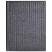 felpudo gris 117x220 cm pvc vidaxl