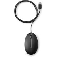 raton hp 320m optico 1000 dpi usb-a longitud cable 180 cm color negro
