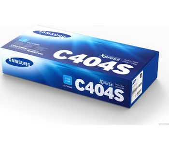 SAMSUNG CLT-C404S Cyan Toner Cartridge, Cyan