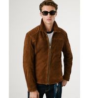 pepe jeans para hombre pm4027183 cazadora jax marron m casual ante