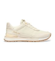 michael kors para mujer 43r5nofs1l zapatilla nova de piel y nailon vainilla 36 beige plano cordones casual