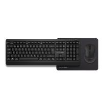 owlotech mk300 combo wireless teclado  raton  alfombrilla negros