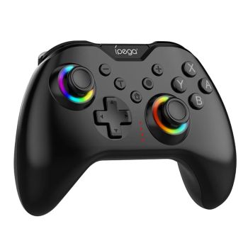 Controlador de juego inalámbrico Bluetooth Ipega PG-SW123 con iluminación RGB, doble motor, vibración, seis ejes de movi