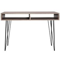 mesa de escritorio   escritorio de despacho  escritorio con 2 compartimentos gris